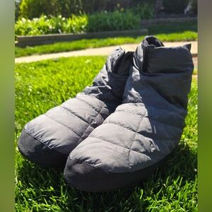 REI Co-op Insulated Camp Booties MXL Black Down Slippers Men’s XL Cozy